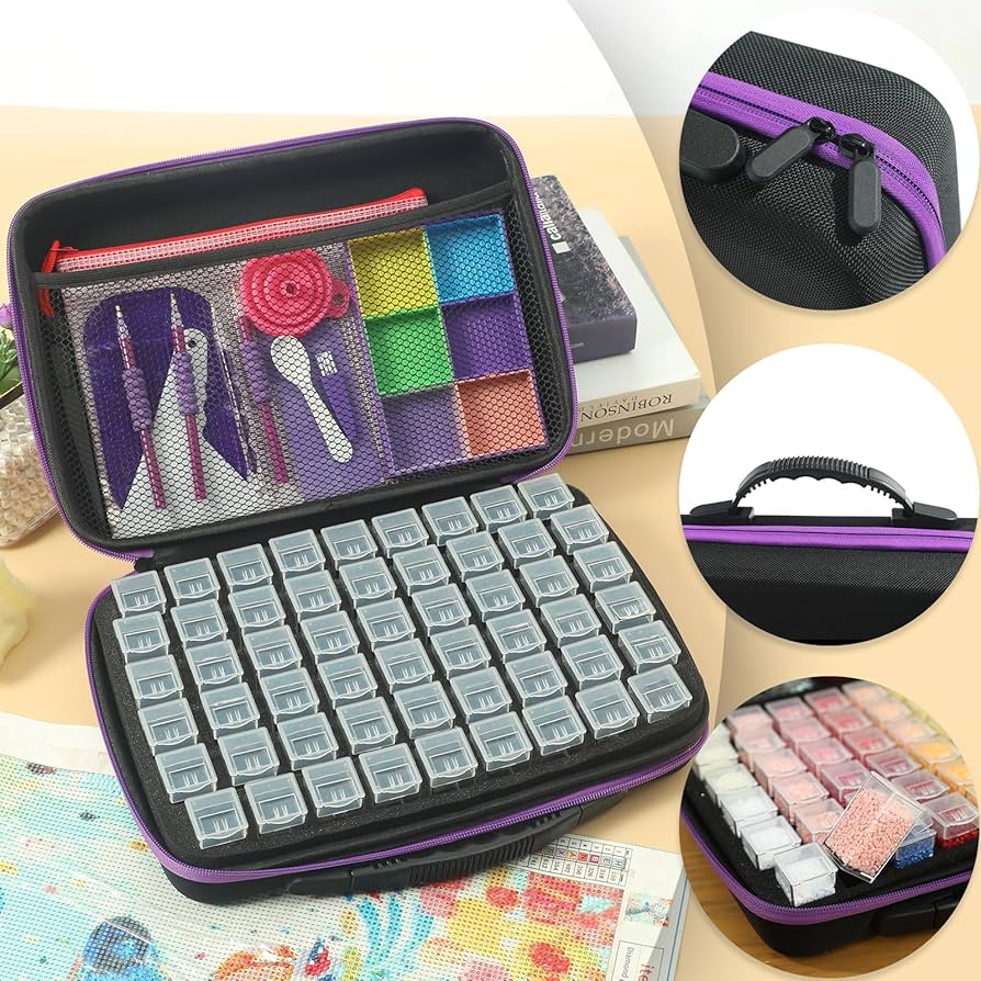 Amazon.com: Douorgan Diamond Painting Storage Containers